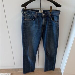 Citizens Of Humanity Daphne Dark Blue High-Rise Straight Women's Jeans